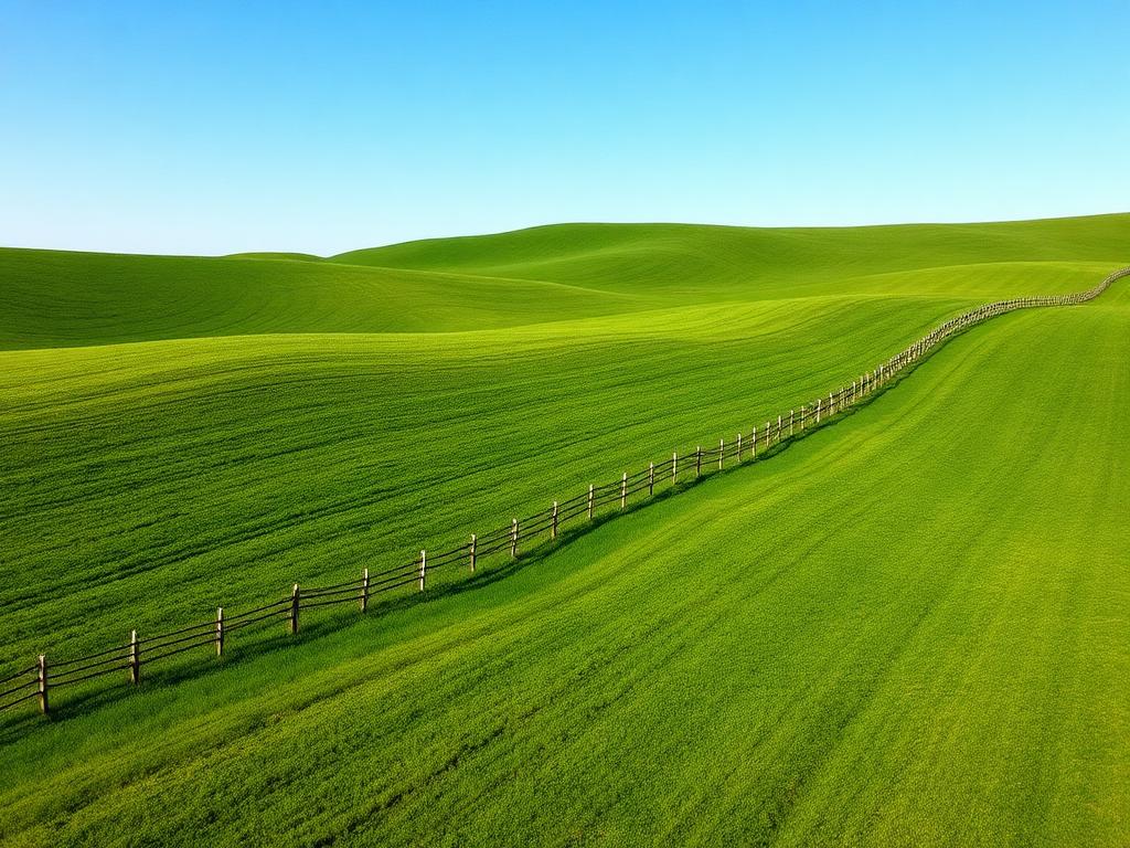 Rural US land at dawn